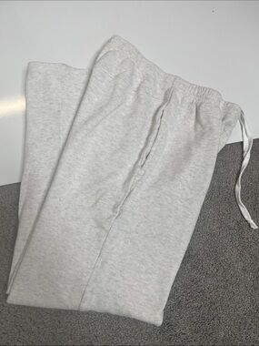 John Galt Light Gray Lounge Pants with Pockets and Drawstring Size Small